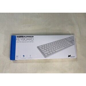 New Xcellon KBM-A2U Aluminum Wired Mac Keyboard with 2-Port USB Hub - Full Size